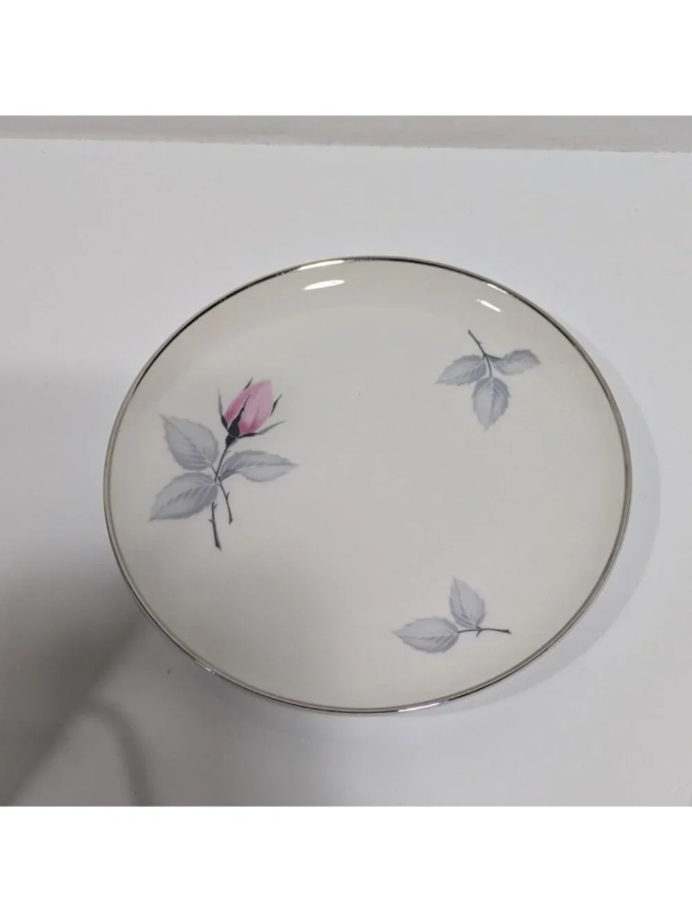 Syracuse China Bridal Rose Bread Plate Vintage Floral Design